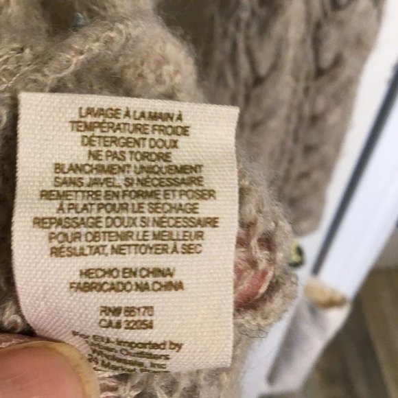 FREE People Open Knit Cowl Neck Asymmetrical Sweater Size M - Picture 13 of 13